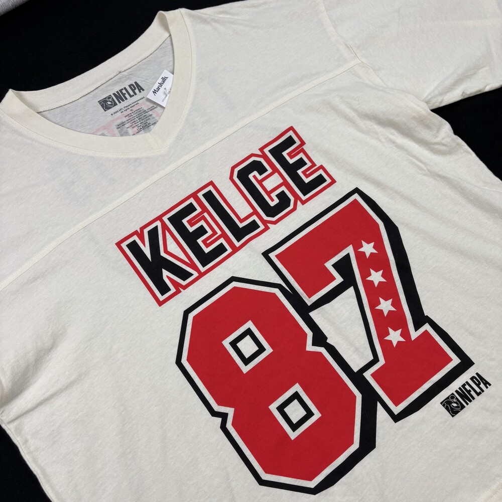 Kansas City Chiefs NFLPA Shirt Adult XL White NFL Football Travis Kelce 87
